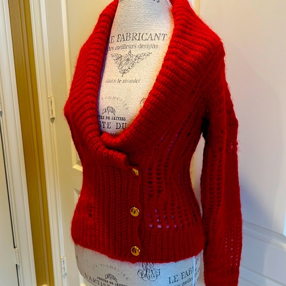 Fuzzi Sweaters - Fuzzi mohair cardigan New with tags